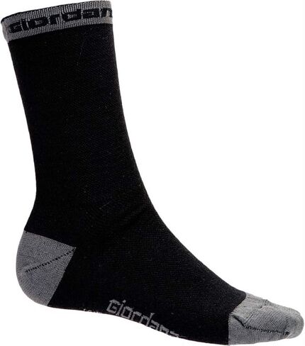 Giordana Merino Wool 8in Cycling Socks - GICW19-SOCK-WOOL-BKGY in Saudi Arabia