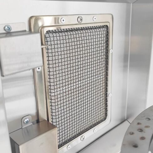 LPG Chicken Rotisserie Machine Vertical Commercial Rotisserie Oven Stainless Steel with Latch-Type & Removable Oil Collection Tray 50-250℃ for Roasting Chicken Duck Fish in Kuwait