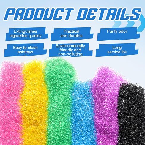 6 Pack 6.6lb Colorful Silica Sand Refill- Flame Control Sand for Facilities Arts Crafts Gardening Fire Pits Indoor Outdoor Urns Fireproof Decorative in Kuwait