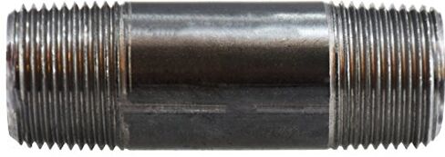 Midland 57-090 Black Steel Nipple, SCH 40 Welded, 3/4" Diameter, 6" Length, 3/4" OD, Steel in Kuwait