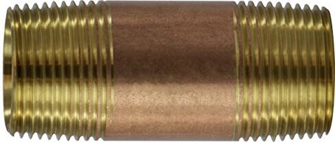 Midland 40-103 Brass Nippple, 3" Length, 1" Diameter, in Kuwait