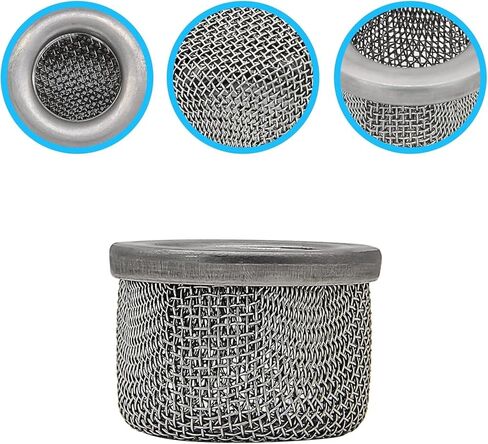 181-072 مرشح شاشة مصفاة مدخل مع 1 بوصة NPT خيط من الفولاذ المقاوم للصدأ لـ Ultra-Max 795 1095 1595 GMAX 3900 5900 Ultra 750 1000 1500 خرطوم شفط بخاخ الطلاء الهوائي in Kuwait