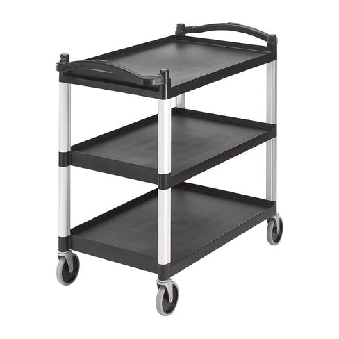 Cambro BC340KD-110 Black Knockdown Utility Cart Case of 1 in Saudi Arabia