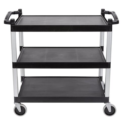 Cambro BC340KD-110 Black Knockdown Utility Cart Case of 1 in Saudi Arabia