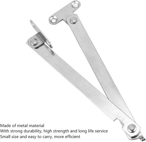 Cabinet Lift Up Strut Durable Metal Hinge Support for Cupboard Door Flap Stay with Plating Maximum Load 15KG 10PCS in Saudi Arabia