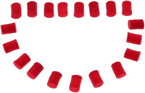 Baosity 20pcs Saxophone Bumper Felts Repair Parts for Alto Tenor Soprano Sax, Red in Saudi Arabia