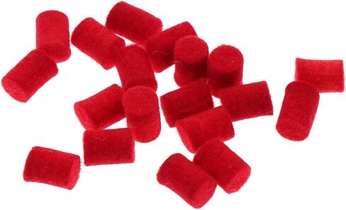 Baosity 20pcs Saxophone Bumper Felts Repair Parts for Alto Tenor Soprano Sax, Red in Saudi Arabia