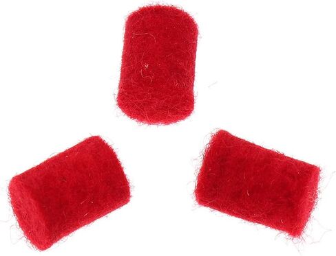Baosity 20pcs Saxophone Bumper Felts Repair Parts for Alto Tenor Soprano Sax, Red in Saudi Arabia
