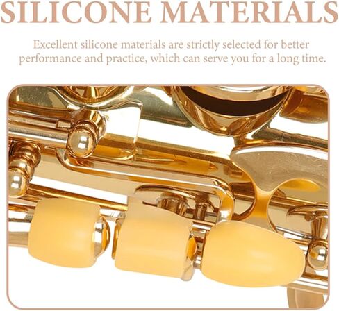 6pcs Silicone Saxophone Side Key Risers Saxophone Accessories Sax Right Hand Side Key Heightening Pads for Wind Instrument Maintenance in Saudi Arabia