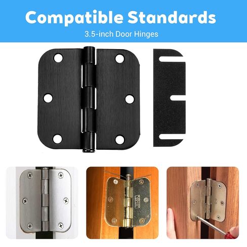 10 Pack Door Hinge Shims 3.5 Inch Door Hinge Spacers Hardware for Interior Door Alignment Easy Gap Filler to Fix Air Leaks Sticking Or Misaligned Doors Trimmable Hinge Spacers Repair Kit in Saudi Arabia