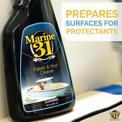 Marine 31 Fabric & Vinyl Cleaner | Removes Dirt & Stains from Marine Upholstery & Surfaces | Safe for Fabric, Vinyl & Canvas | Easy Spray-On Application | M31-410 in Kuwait