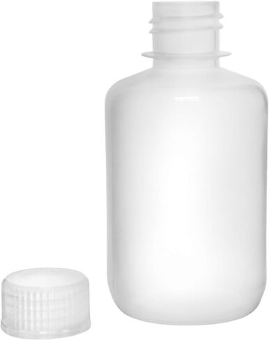 زجاجات كاشف EISCO 12PK، 125 مل - فم ضيق مع غطاء لولبي - بولي بروبيلين - مختبرات شفافة in Saudi Arabia
