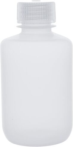 EISCO - Pack of 12, 125mL Narrow Mouth LDPE Translucent Reagent Bottles with Polypropylene Caps, Non-Sterile, Leak-Proof, Chemical Resistant Laboratory Storage Bottles, -100 to 80°C Temperature Range in Saudi Arabia
