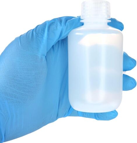 EISCO - Pack of 12, 125mL Narrow Mouth LDPE Translucent Reagent Bottles with Polypropylene Caps, Non-Sterile, Leak-Proof, Chemical Resistant Laboratory Storage Bottles, -100 to 80°C Temperature Range in Saudi Arabia
