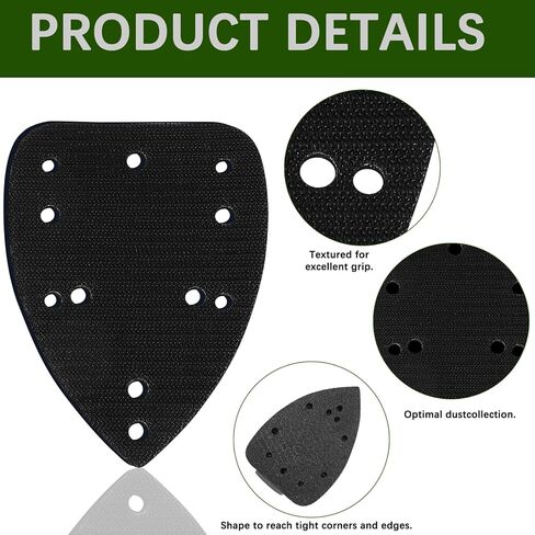 2 Pack 039065005001 Replacement Sanding Pad for Ryobi Corner Cat Sander, Mouse Pad Backing Platen Compatible with CFS1503K CFS1503 CFS1502 in Kuwait