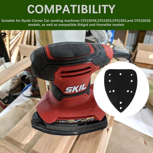 2 Pack 039065005001 Replacement Sanding Pad for Ryobi Corner Cat Sander, Mouse Pad Backing Platen Compatible with CFS1503K CFS1503 CFS1502 in Kuwait