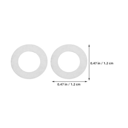 Vaguelly 100pcs Door Knob Washers: Thin Stainless Steel Door Handle Washers - Spacer Shims Gasket for Knob Handle Stabilization Enhanced Durability Safety in Saudi Arabia
