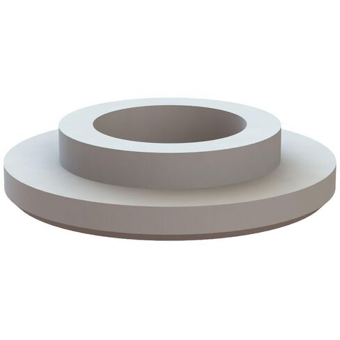 Essentra, 24SW0250B, Black Nylon Standard Shoulder Washer - Outside Diameter 14.3 mm (0.562 in) - Base Height 1.5 mm (0.060 in) - Base Outside Diameter 9.5 mm (0.375 in) - Compatible S(1000 Item/s) in Saudi Arabia