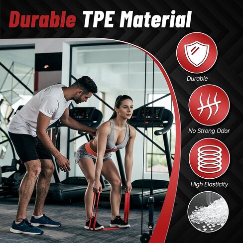 Resistance Bands for Working Out, 4-Level Pull Up Assistance Bands, Exercise Bands for Women & Men, Stretch Workout Bands for Full-Body Training, Fitness, Physical Therapy, Pull Up Bands at Home, Gym in Saudi Arabia