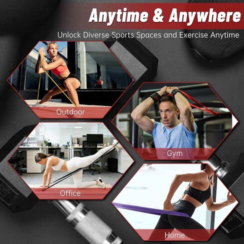 Resistance Bands for Working Out, 4-Level Pull Up Assistance Bands, Exercise Bands for Women & Men, Stretch Workout Bands for Full-Body Training, Fitness, Physical Therapy, Pull Up Bands at Home, Gym in Saudi Arabia