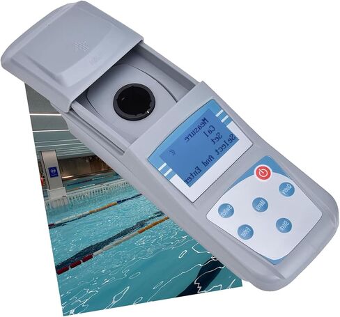 مقياس التعكر المحمول - مقياس التعكر المحمول مع شاشة LED بإضاءة خلفية لاختبار التعكر السائل - سهل الاستخدام ومحلل دقيق in Kuwait