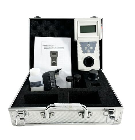 Portable Turbidity Meter Lab Turbidimeter with Formazine Standard Turbidity Solution Measurement Range 0-200 NTU Minimum Indication 0.1 NTU Measured Values NTU, EBC, ASBC in Kuwait
