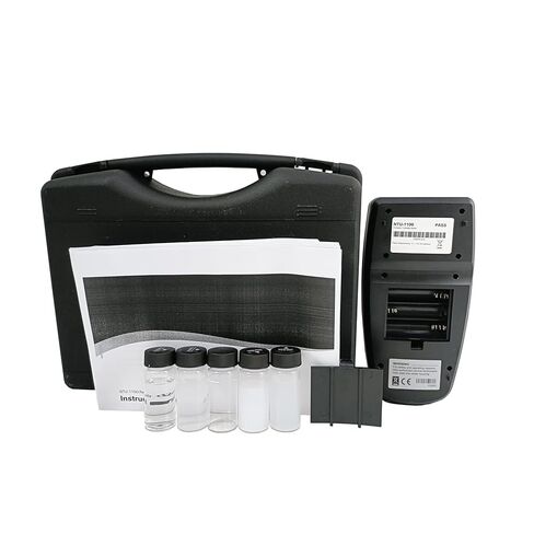 Portable Turbidity Meters Water Turbidimeter with Standard Turbidimeter Calibration Liquid Range 0-1100 NTU, 0-275 EBC, 0-9999 ASBC 4 Turbidity Units NTU, FNU, EBC and ASBC in Kuwait