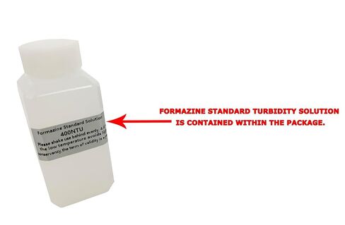 Portable Turbidity Meter Lab Turbidimeters with Formazine Standard Turbidity Solution Measuring Principle 90° Scattered Light Measurement Range 0-200 NTU Minimum Indication 0.1 NTU in Kuwait