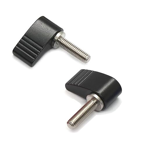 M6 Screws with Handle Thumb Screws Male Threading Rotating Knob Adjustable Thumb Screw Rotating Knob with Single Wing 2pcs in Saudi Arabia
