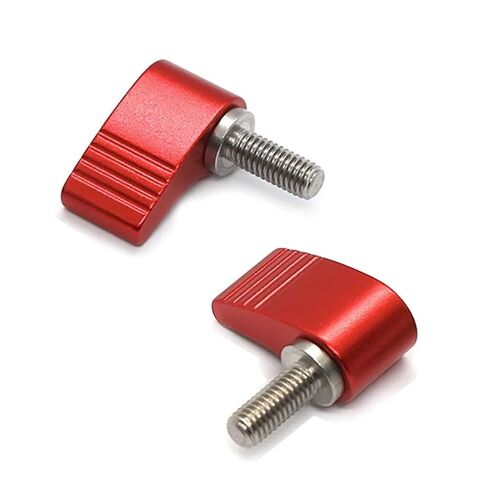 M6 Screws with Handle Thumb Screws Male Threading Rotating Knob Adjustable Thumb Screw Rotating Knob with Single Wing 2pcs in Saudi Arabia
