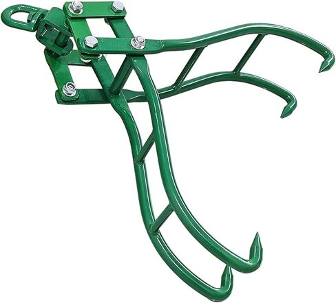 Timber Claw Hook, 4-Claw 28-Inch Log Grapple Tongs with Swivel Steel, 31" Max Opening, 2200LBS Capacity for Tractors, ATVs, Trucks & Forklifts in Kuwait