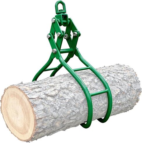 Timber Claw Hook, 4-Claw 28-Inch Log Grapple Tongs with Swivel Steel, 31" Max Opening, 2200LBS Capacity for Tractors, ATVs, Trucks & Forklifts in Kuwait