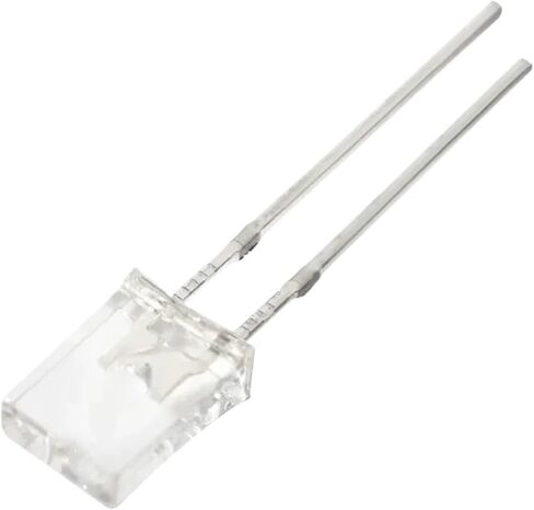 100 قطعة LED 2x5x7 مللي متر ديود عدة مربع LED شفاف صمام ثنائي باعث للضوء الأحمر لتقوم بها بنفسك الإلكترونية in Saudi Arabia