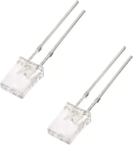 100 قطعة LED 2x5x7 مللي متر ديود عدة مربع LED شفاف صمام ثنائي باعث للضوء الأحمر لتقوم بها بنفسك الإلكترونية in Saudi Arabia