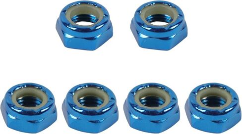 Dime Bag Skateboard Replacement Truck Kingpin and Axle Nuts Kit - Standard Fit to Replace Worn Pieces or Add Color to Trucks - Choose Color in Kuwait