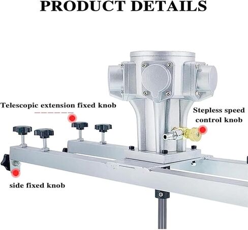 Pneumatic Agitator IBC Mount for IBC Tank, Paint Agitator, Paint Stirring Machine, Mixing Rod Length 95CM, Impeller Diameter 40cm, Liquid Paint Mixer Stirring Pneumatic Industrial Shaker in Saudi Arabia
