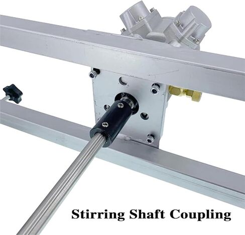Pneumatic Agitator IBC Mount for IBC Tank, Paint Agitator, Paint Stirring Machine, Mixing Rod Length 95CM, Impeller Diameter 40cm, Liquid Paint Mixer Stirring Pneumatic Industrial Shaker in Saudi Arabia