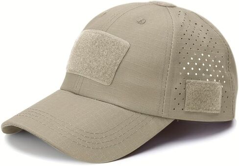 Men's Camo Baseball Cap - Sun Protection, Breathable Outdoor Hat for Fishing, Hiking, Camping, Hunting, Adjustable Beach Hat in Saudi Arabia