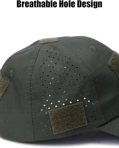 Men's Camo Baseball Cap - Sun Protection, Breathable Outdoor Hat for Fishing, Hiking, Camping, Hunting, Adjustable Beach Hat in Saudi Arabia