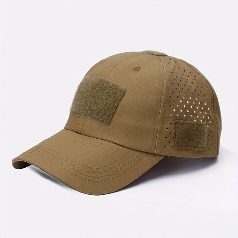Men's Camo Baseball Cap - Sun Protection, Breathable Outdoor Hat for Fishing, Hiking, Camping, Hunting, Adjustable Beach Hat in Saudi Arabia