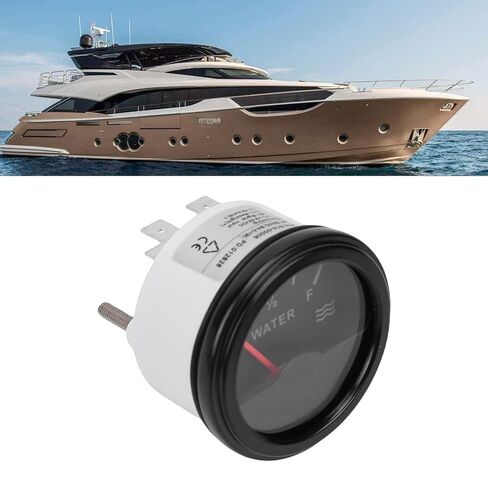 52mm Pointer Water Level Gauge Indicator, Universal Boat Fuel Gauge, Boat Water Gas Level Tank Meter 9-32V 0-190, Ideal for Trucks, RV & Generators in Kuwait