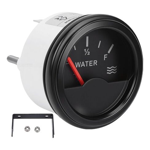 52mm Pointer Water Level Gauge Indicator, Universal Boat Fuel Gauge, Boat Water Gas Level Tank Meter 9-32V 0-190, Ideal for Trucks, RV & Generators in Kuwait