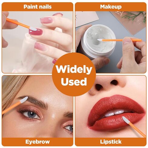 200 قطعة من مسحات التنظيف متعددة الأدوار، مسحات إسفنجية للتنظيف، مسحات إسفنجية للمكياج، العناية بالحيوانات الأليفة، طابعة إلكترونية، آلة خياطة الكاميرا (برتقالي) in Kuwait