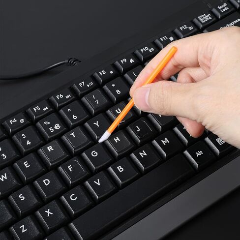 200 قطعة من مسحات التنظيف متعددة الأدوار، مسحات إسفنجية للتنظيف، مسحات إسفنجية للمكياج، العناية بالحيوانات الأليفة، طابعة إلكترونية، آلة خياطة الكاميرا (برتقالي) in Kuwait