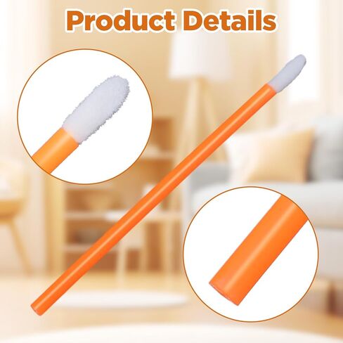 200 قطعة من مسحات التنظيف متعددة الأدوار، مسحات إسفنجية للتنظيف، مسحات إسفنجية للمكياج، العناية بالحيوانات الأليفة، طابعة إلكترونية، آلة خياطة الكاميرا (برتقالي) in Kuwait