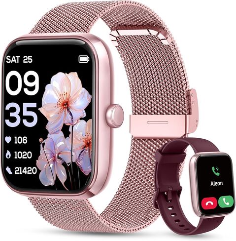 Watch Smart Watch 2025 New Lorderged ، 1.83 '' Women Smartwatch Gen Men إجابة لإجراء المكالمات ، Alexa Fitness Watch ، تعقب اللياقة البدنية IP68 ، مراقبة معدل ضربات القلب ، 100+ ساعة رياضية ، مؤقت لنظام Android & iOS in Kuwait