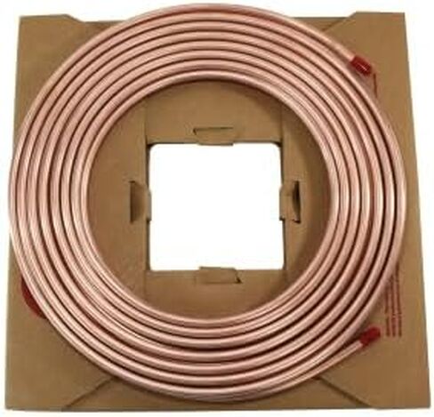 MIDLAND INDUSTRIES 972182 أنابيب تبريد، نحاس، 0.19 بوصة معرف، 1/4 بوصة OD، 50 قدم لتر، 0.03 بوصة جدار سميك in Saudi Arabia