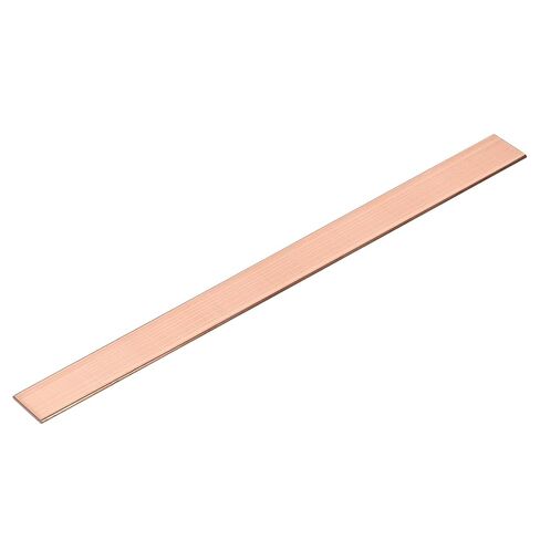 uxcell Copper Flat Bar, 1/8" x 0.5" x 9'' C110 Solid Copper Bus Bar Stock Plate Solid Metal Sheets for DIY Crafts, Repairs, Electrical (3mm x 12mm x 230mm) in Saudi Arabia