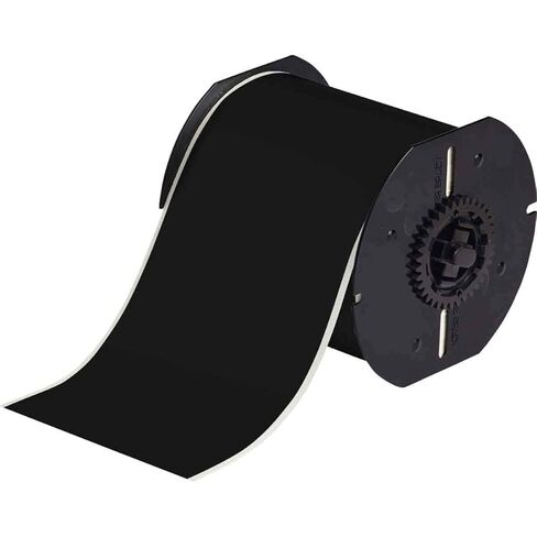 Brady B30C-4000-569-BK 100' Length x 4" Width, B-569 Hi-Performance Polyester, Black BBP31 Low-Halide Tape in Saudi Arabia