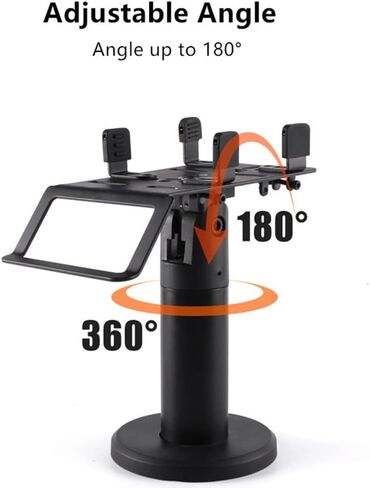 POS Machine Stand Supermarket Cashier Bracket Bank Credit Card Holder Machine 360 Degree Adjustable Rotation Handheld Display in Kuwait